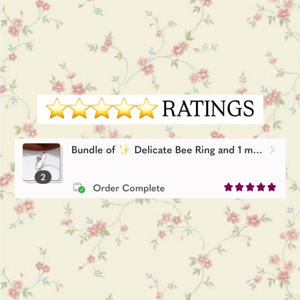Delicate Bee Ring - Picture 5 of 8